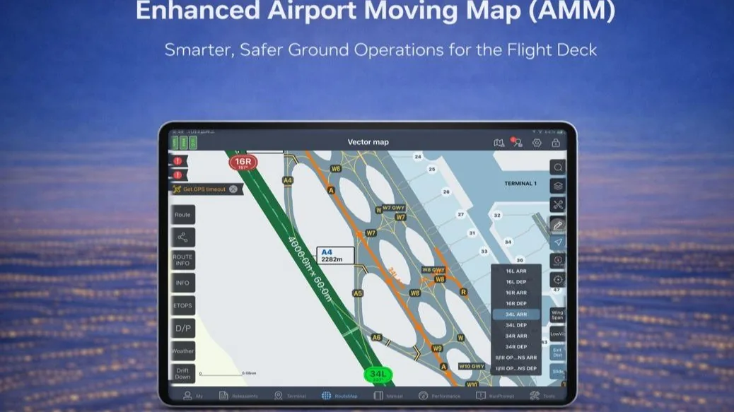 Enhanced Airport Moving Map